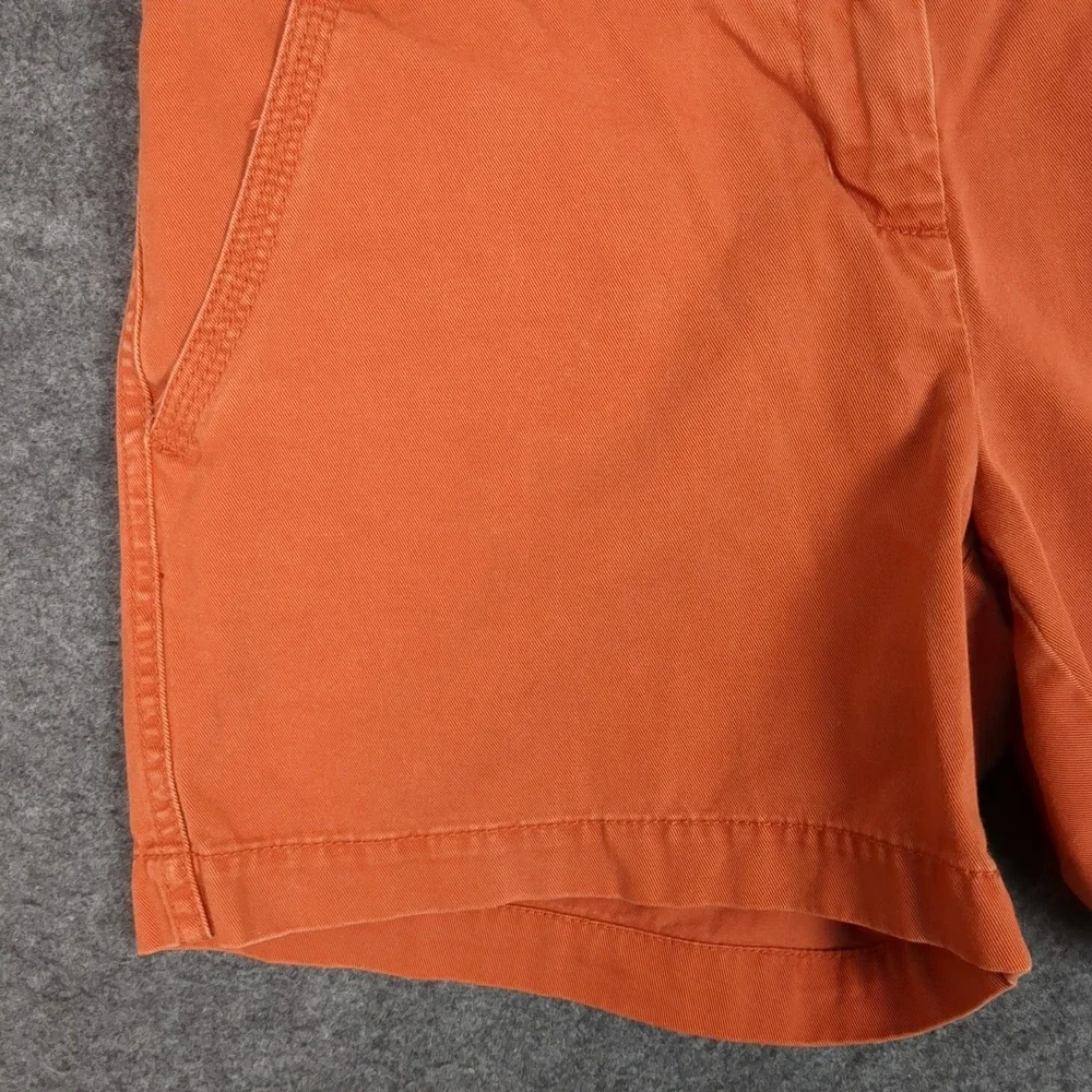 J.Crew Classic Twill Chino Shorts Womens‎ 4 City Fit Weathered Cotton
